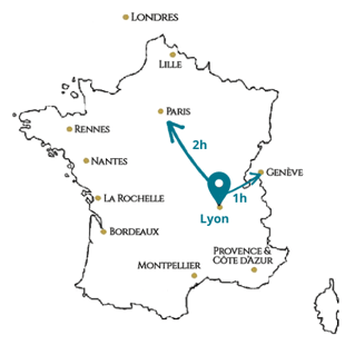 Map Lyon